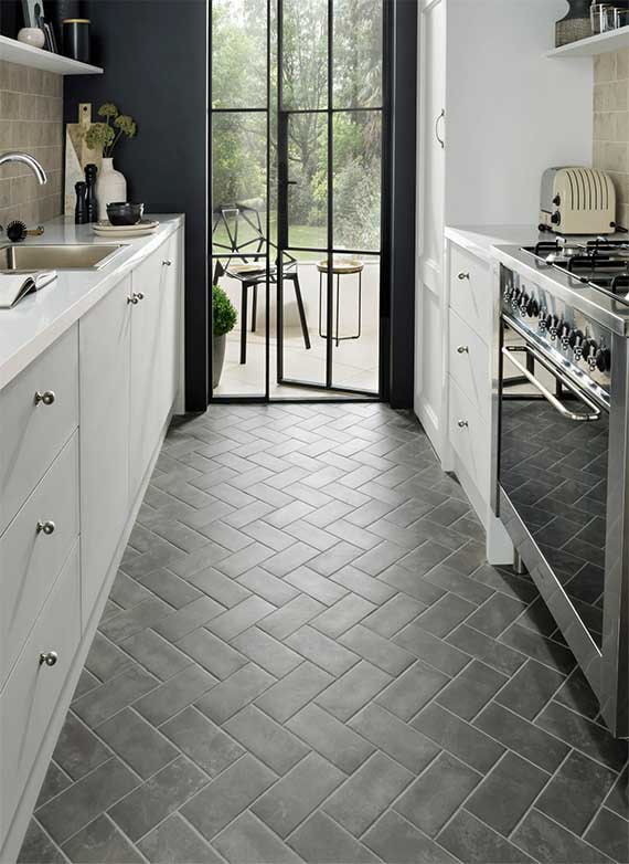 Porcelain Kitchen Floor tiles.